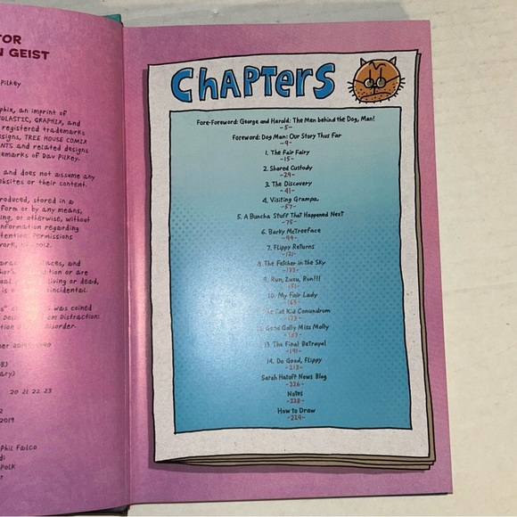 Dog Man: Fetch-22 by Dav Pilkey Dog Man Book #8 2019 Hardcover - Picture 4 of 5